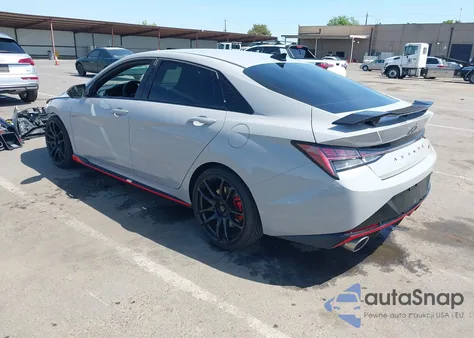 2022 Hyundai Elantra N из США, поврежденный, VIN KMHLW4AK9NU008435